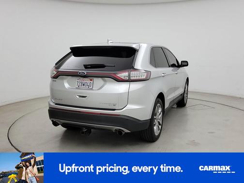 Silver 2017 Ford Edge Titanium