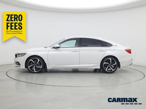 White 2018 Honda Accord Sport