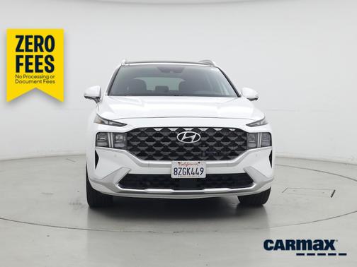 White 2022 Hyundai SANTA FE Calligraphy