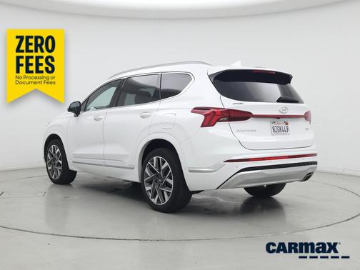 White 2022 Hyundai SANTA FE Calligraphy