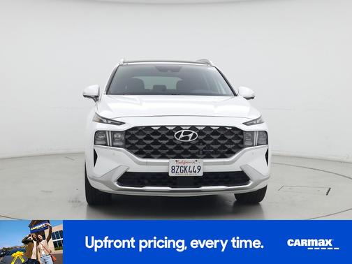 White 2022 Hyundai SANTA FE Calligraphy