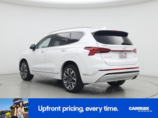 White 2022 Hyundai SANTA FE Calligraphy
