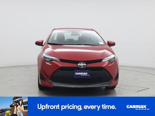 Red 2019 Toyota Corolla LE