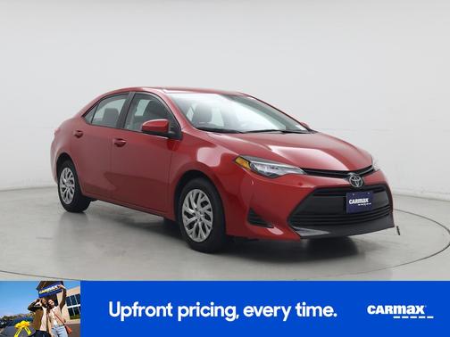 Red 2019 Toyota Corolla LE