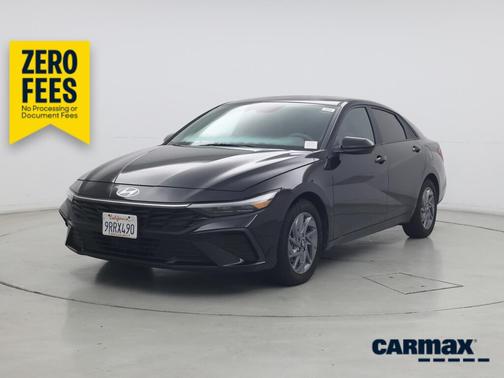 Black 2025 Hyundai ELANTRA HEV Blue