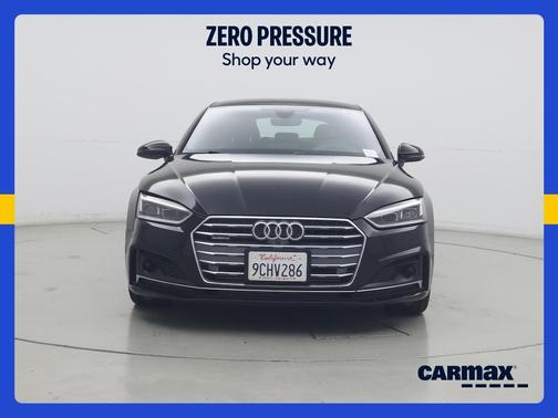 Black 2018 Audi A5 Prestige