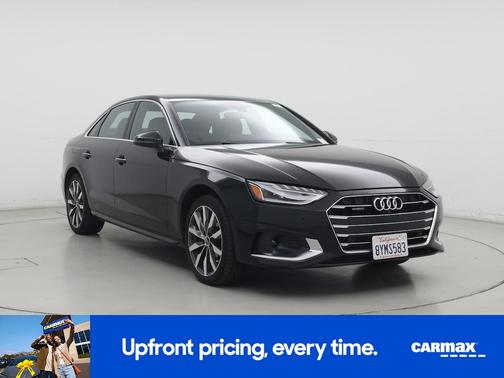 Black 2022 Audi A4 Premium Plus