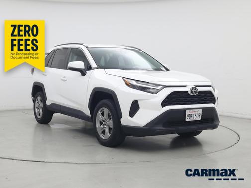 White 2022 Toyota RAV4 XLE