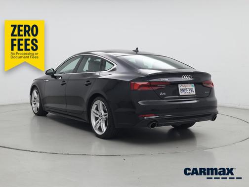 Black 2019 Audi A5 Premium Plus