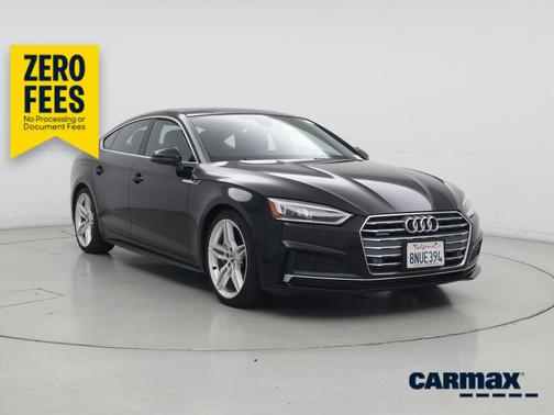 Black 2019 Audi A5 Premium Plus