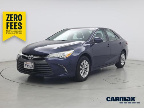Blue 2015 Toyota Camry LE