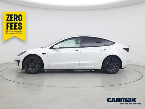 White 2021 Tesla Model 3 Standard Range Plus