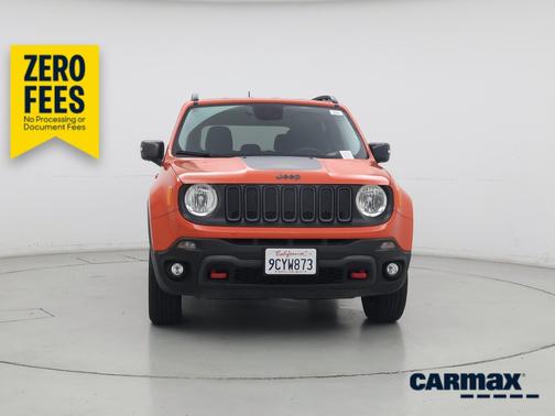 Orange 2016 Jeep Renegade Trailhawk