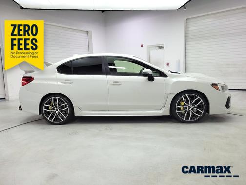 White 2020 Subaru WRX STI