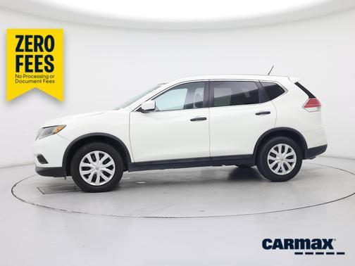 White 2016 Nissan Rogue S