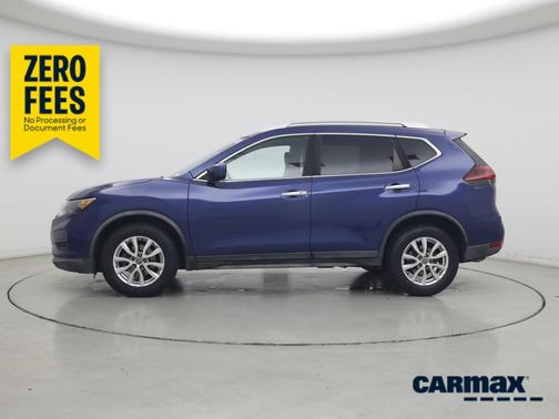 Blue 2020 Nissan Rogue SV