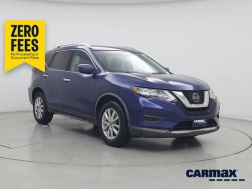 Blue 2020 Nissan Rogue SV