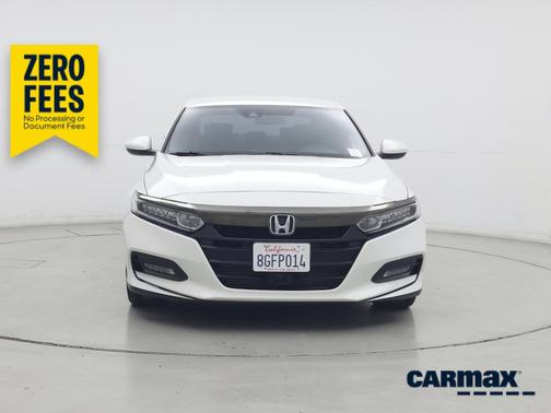 White 2018 Honda Accord Sport