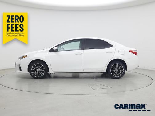 White 2016 Toyota Corolla S