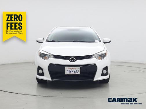 White 2016 Toyota Corolla S