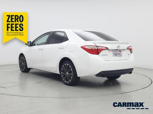 White 2016 Toyota Corolla S