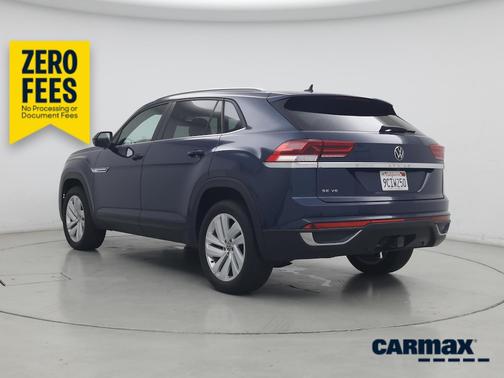 Blue 2022 Volkswagen Atlas Cross Sport SE w/Tech