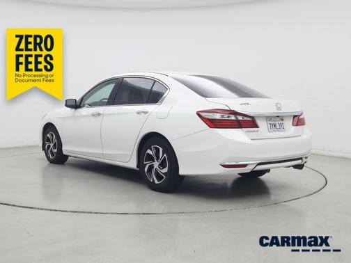 White 2017 Honda Accord LX