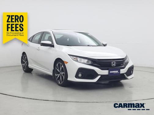 White 2019 Honda Civic SI