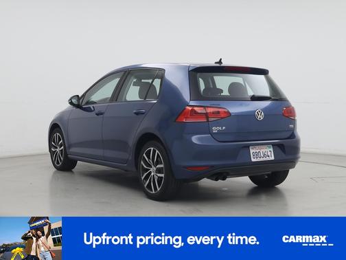 Blue 2017 Volkswagen Golf SE