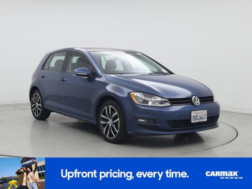 Blue 2017 Volkswagen Golf SE