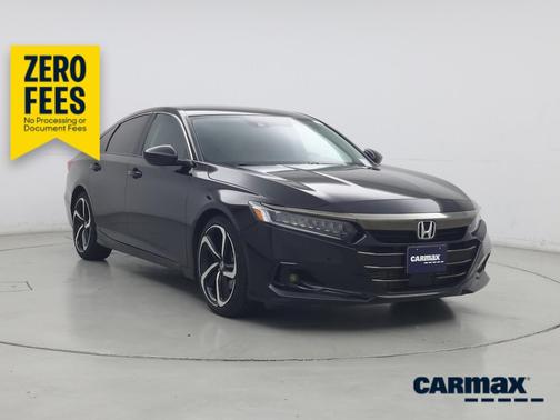 Black 2022 Honda Accord Sport SE