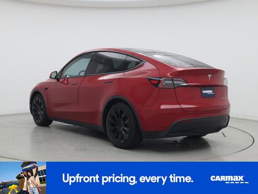 Red 2022 Tesla Model Y Long Range