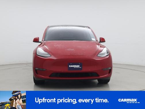 Red 2022 Tesla Model Y Long Range
