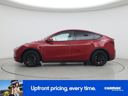 Red 2022 Tesla Model Y Long Range