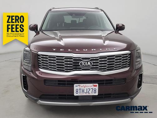 Burgundy 2021 Kia Telluride EX