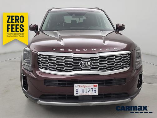 Burgundy 2021 Kia Telluride EX