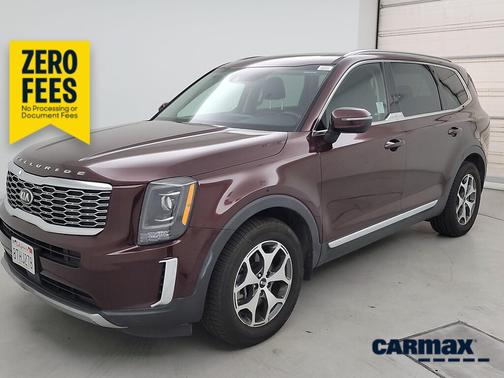 Burgundy 2021 Kia Telluride EX