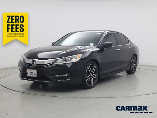 Black 2017 Honda Accord Sport