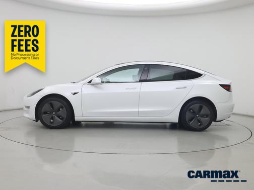 White 2019 Tesla Model 3 Mid Range