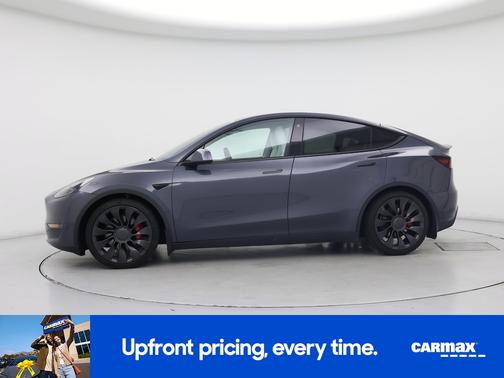 Gray 2022 Tesla Model Y Performance