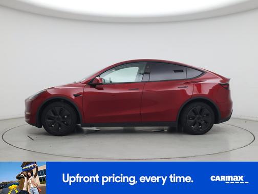 Red 2024 Tesla Model Y Long Range