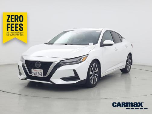 White 2020 Nissan Sentra SV