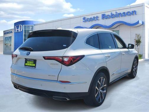 White 2024 Acura MDX Technology