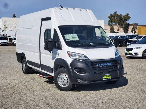 Bright White Clearcoat 2024 RAM ProMaster 3500 Delivery Van BEV Super High Roof