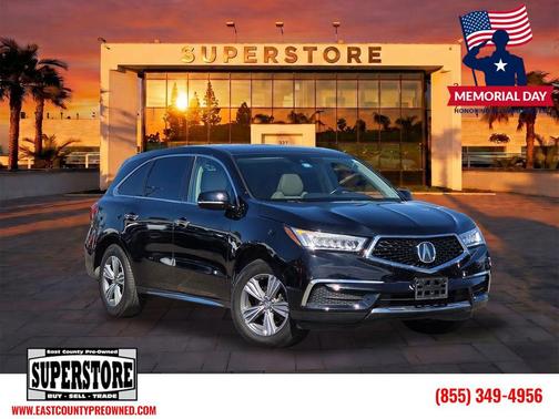 Majestic Black Pearl 2020 Acura MDX 3.5L