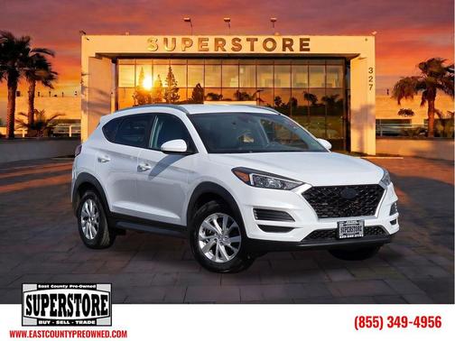Cream White 2020 Hyundai TUCSON Value