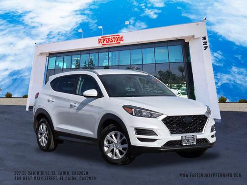 Cream White 2020 Hyundai TUCSON Value