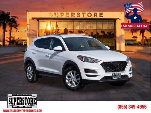 Cream White 2020 Hyundai TUCSON Value