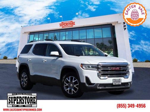 Summit White 2023 GMC Acadia FWD SLT