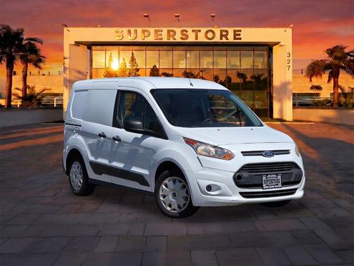 Frozen White 2014 Ford Transit Connect XLT